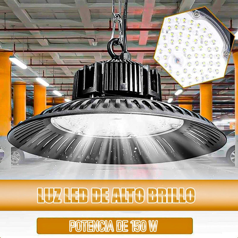 Lámparas Colgantes De Techo Foco Led Campana Lamparas 150w Negro