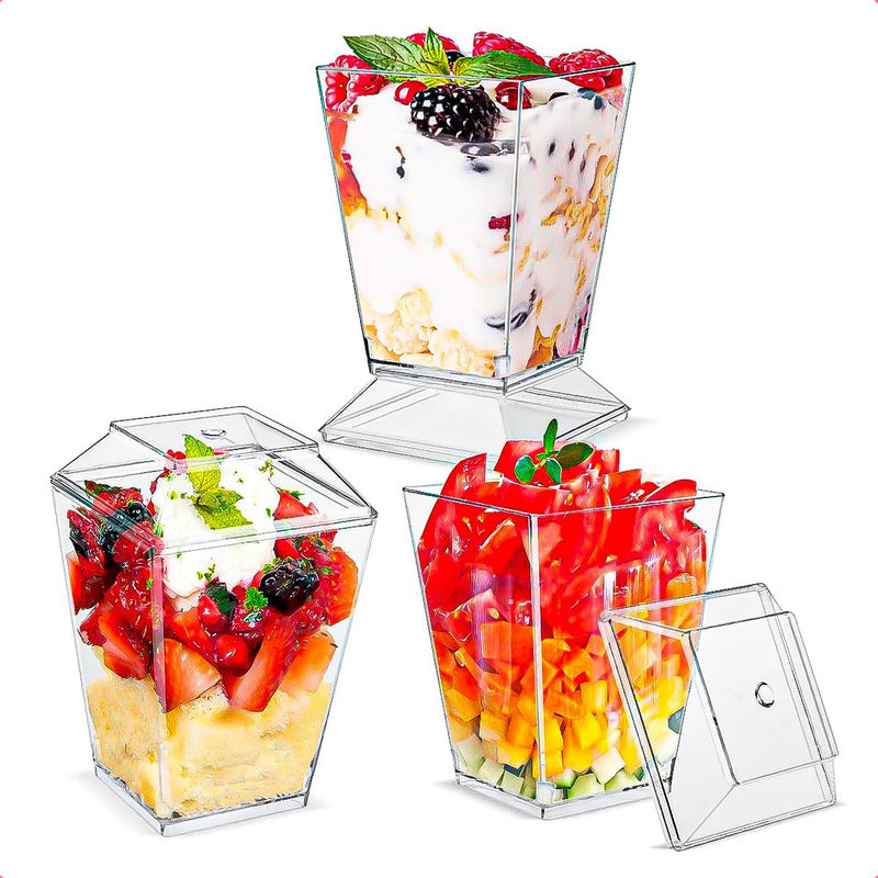 Vasos De Postre Vaso Acrílico Pack 20 Vasos Acrilicos Vasos Acrílico
