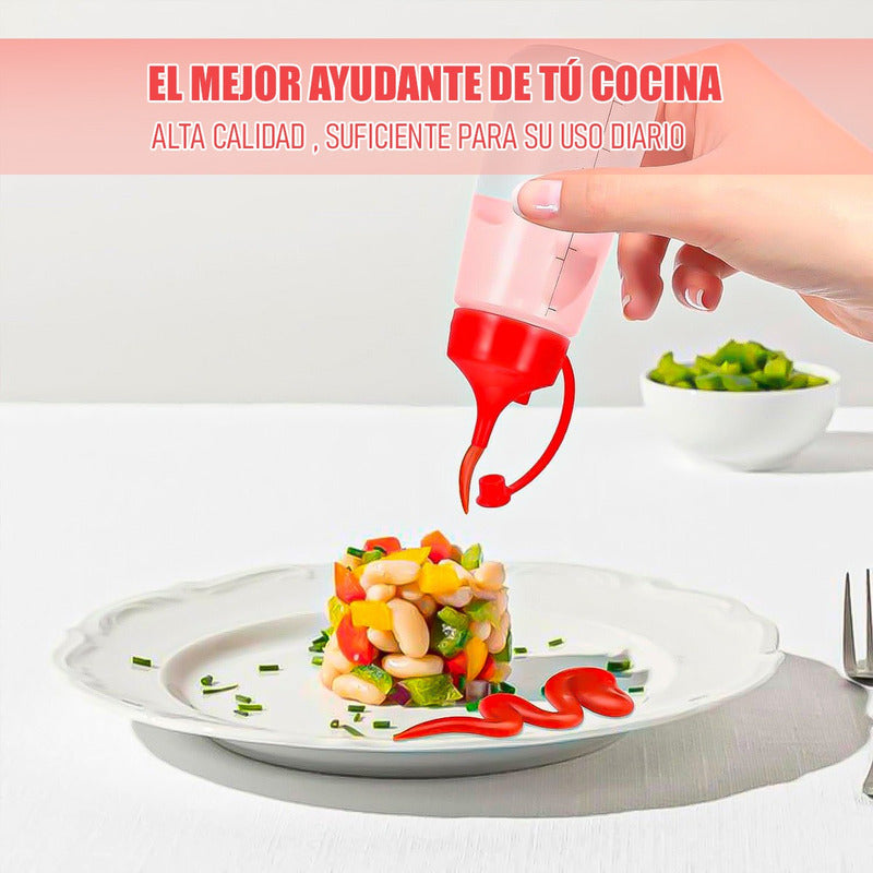 Botella De Salsa Envase Para Ketchup Envase Salsero 180 Ml Amarillo