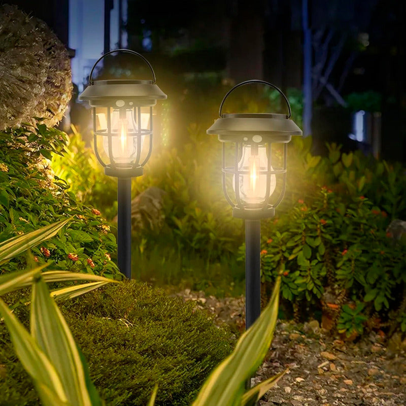 Lamparas Solares Exteriores Estacas Solares Para Jardin Foco