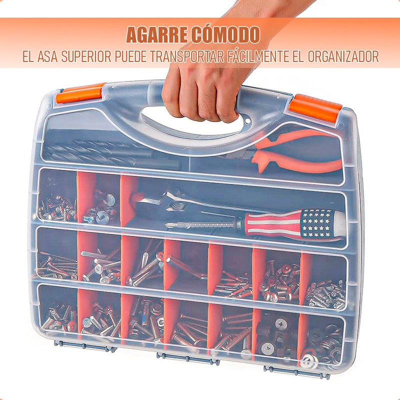 Caja Organizadora De Tornillos Caja Para Herramientas Caja Gris