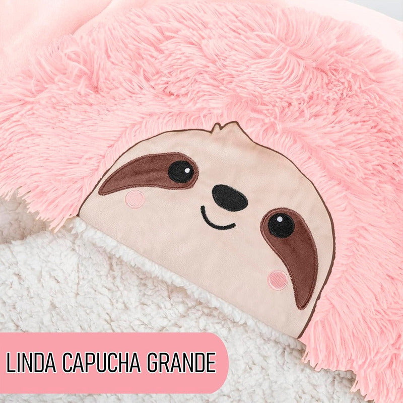 Poleron Chiporro Mujer Manta Polar Poleron Invierno Frazada
