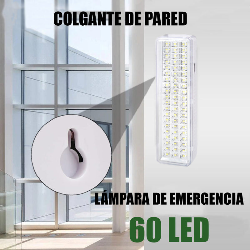 Luces De Emergencia Led Luces De Emergencia Recargable 60led