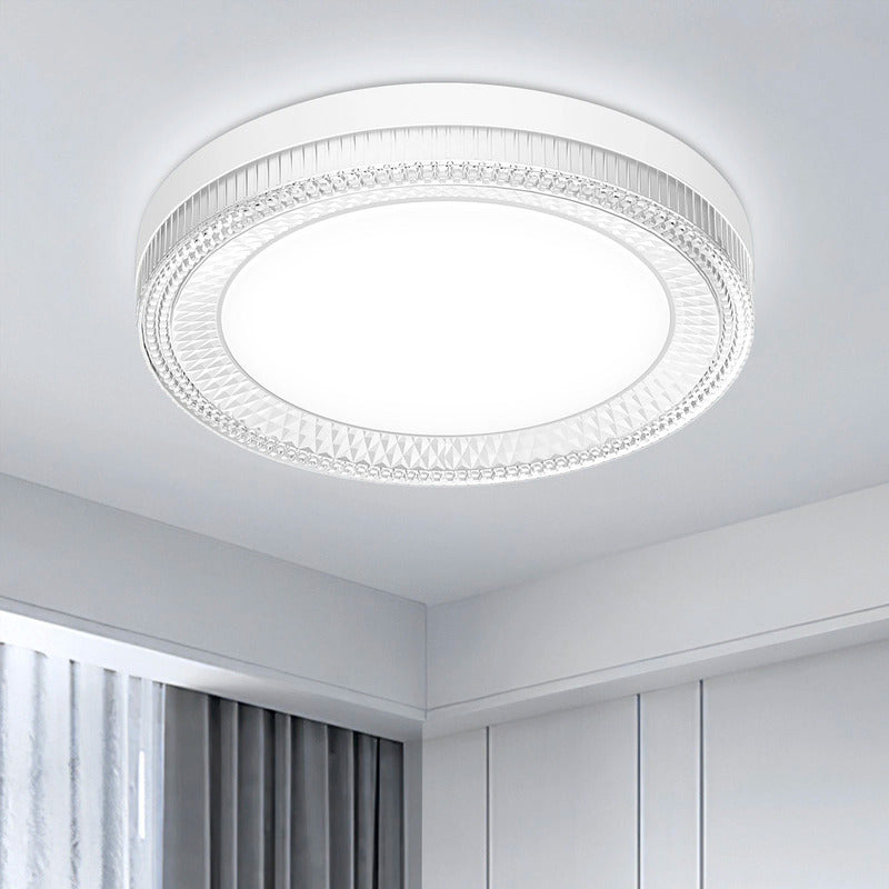 Lamparas Dormitorio Techo Foco Led 24w Pack2 Focos Led Techo Blanco