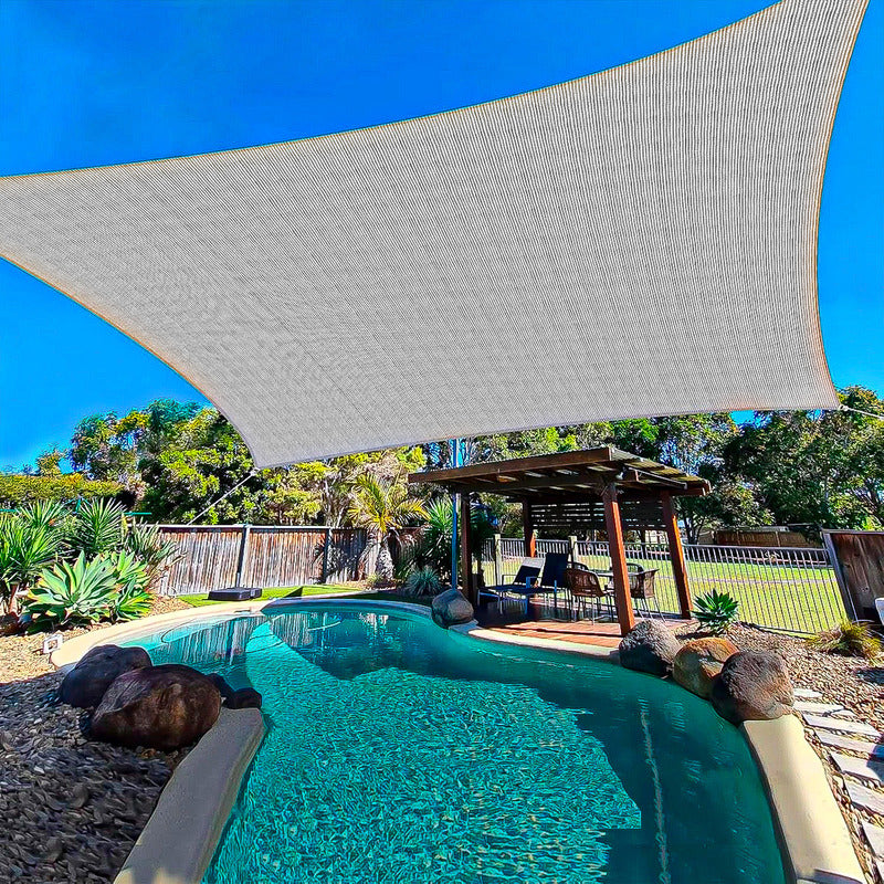 Toldo Vela Toldo Rectangular Toldo Sombreadoras 2.5x3.5mtrs Crema