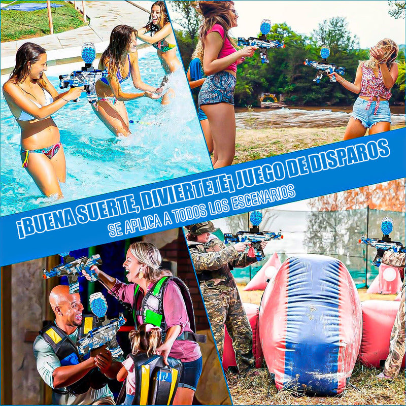 Pistola Hidrogel Pistola Pack 2 Juguete Pistola Automática Rojo