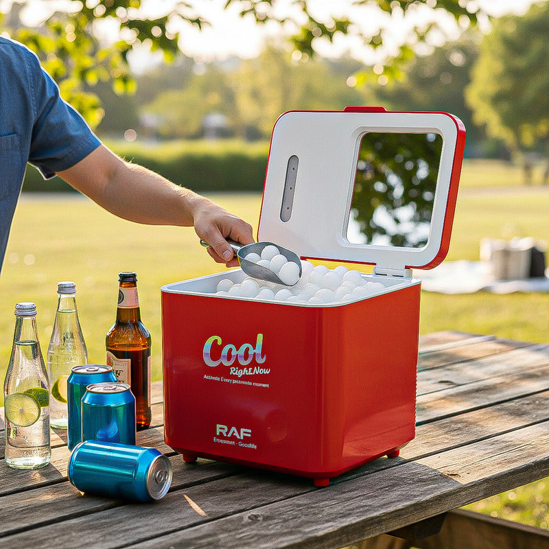 Máquina De Hielo Automática Portátil Raff De 1.2 Kg Para Encimera Negro