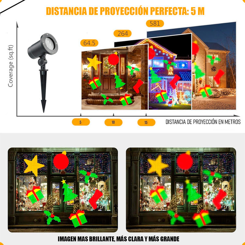 Proyector Luces Navidad Luces Navideñas Proyector De Navidad Diseños