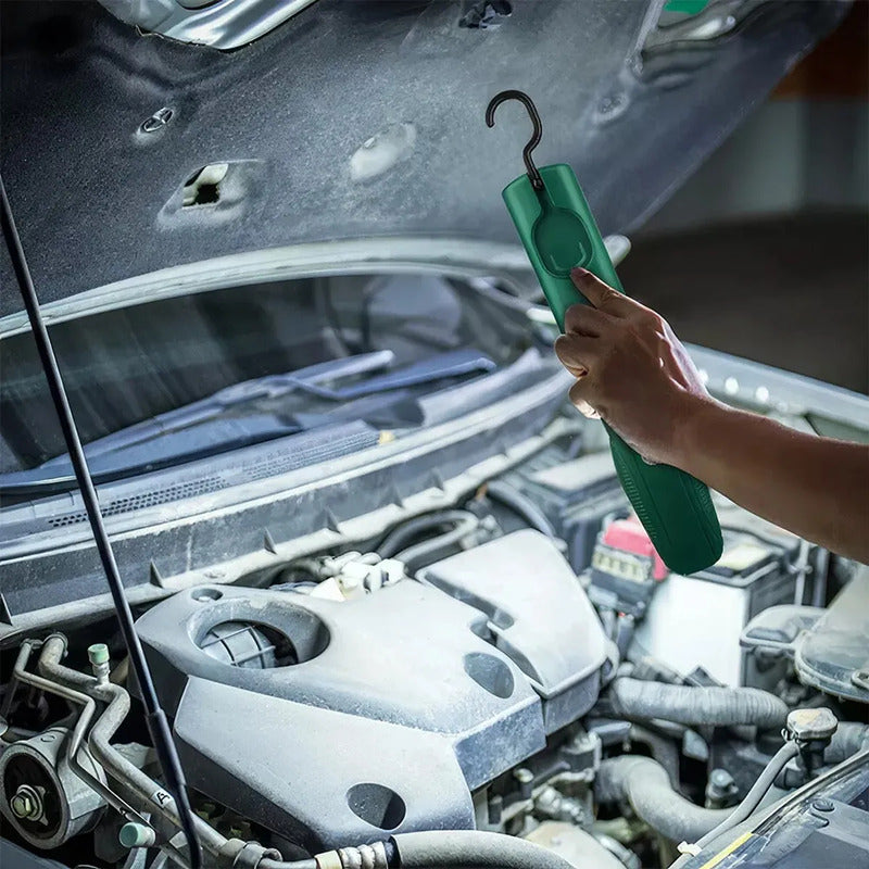 Luz Emergencia Led Recargable Okshop Verde Usb-c 3000mah Imán Gancho 3 Modos