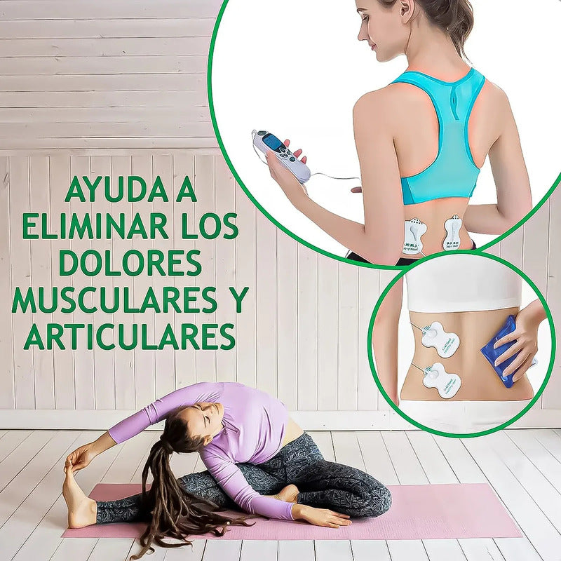 Electro Estimulador Muscular Electroestimulador Kinesiologia Electroestimuladores Portatil Multifunción Okshop Electroestimulador Muscular Electroterapia Multifrecuencia Blanco