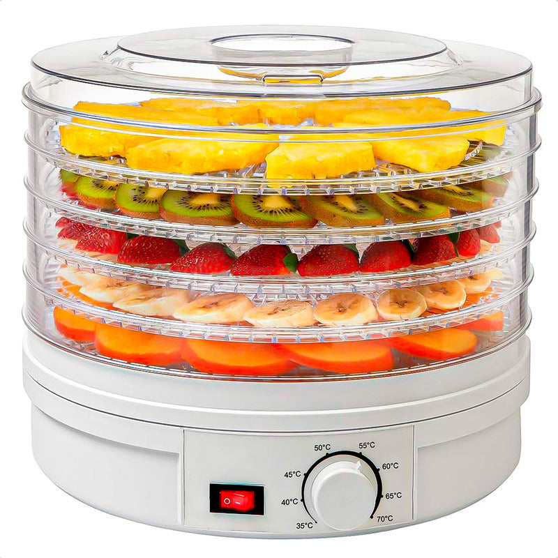Deshidratadora De Alimentos Deshidratadora Frutas Electrico Blanco