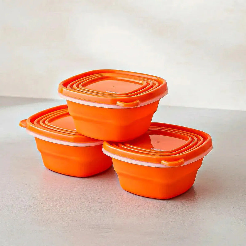 Taper Keep Tupper Plastico Contenedor De Alimentos 1200 Ml Tupper Tapper Comida Potes Plasticos Con Tapa Frasco Hermetico Tapper Colacion Tupper Hermetico Naranja Contenedor Alimento Keep Naranja