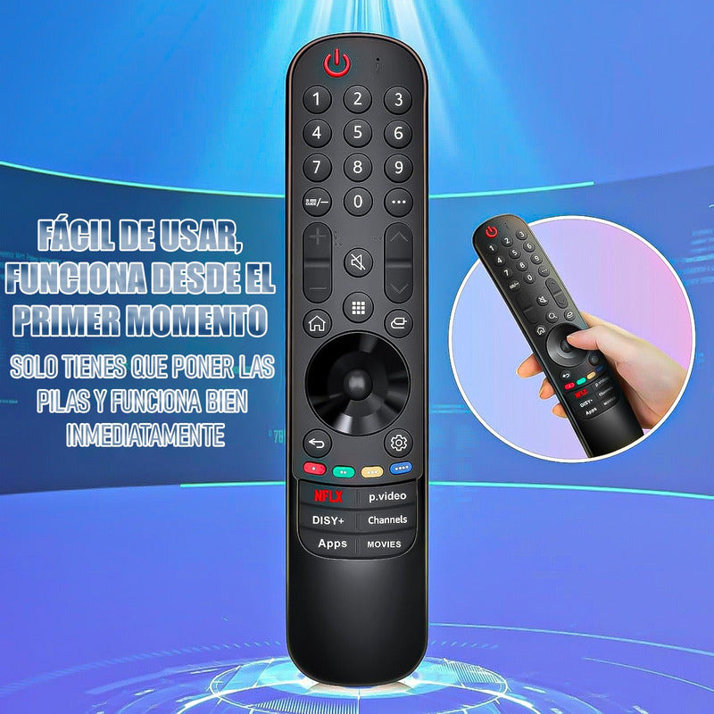 Control Remoto Tv Control Universal Compatible Para LG Smart Negro