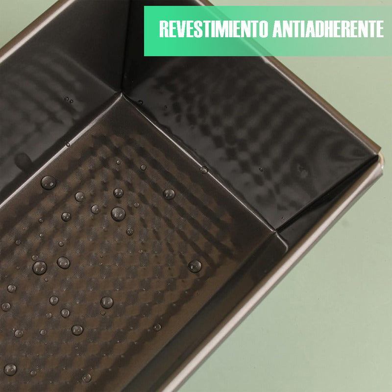 Pack X2 Moldes Pan De Pascua Molde De Queque Moldes Pan 20cm Gris