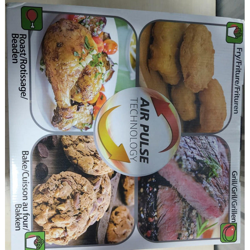 Freidora De Aire Eléctrica 4.8l Air Fryer Cocina Sin Aceite Color Negro