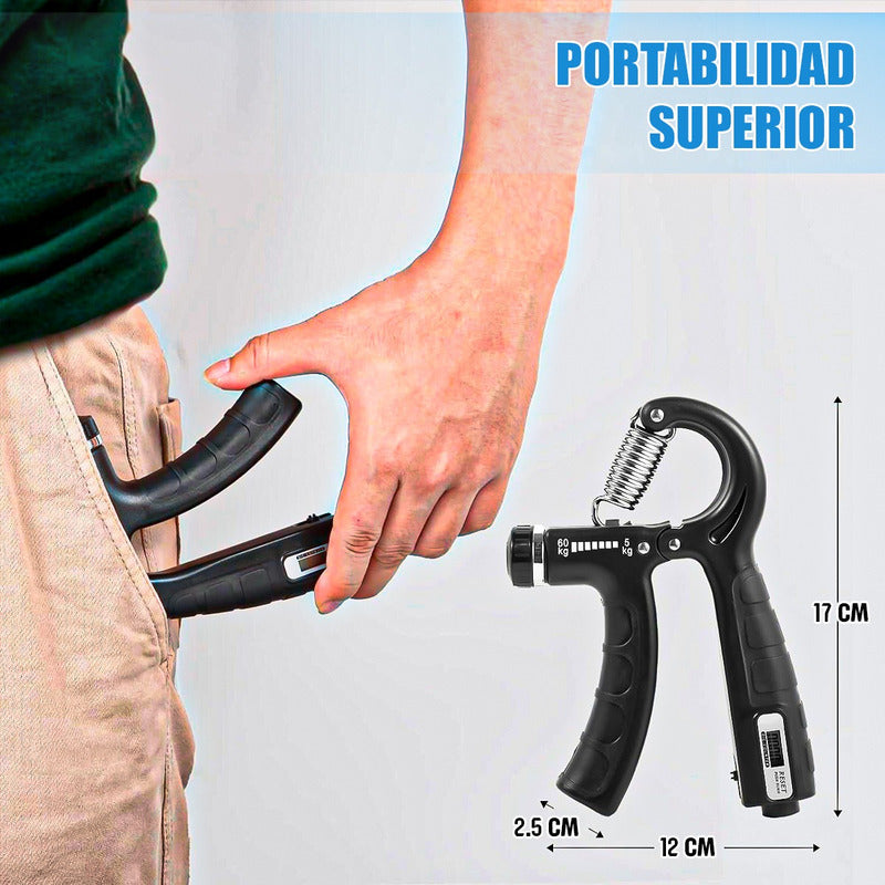 Ejercitador De Manos Fortalecedor De Manos Ajustable 5 Pcs