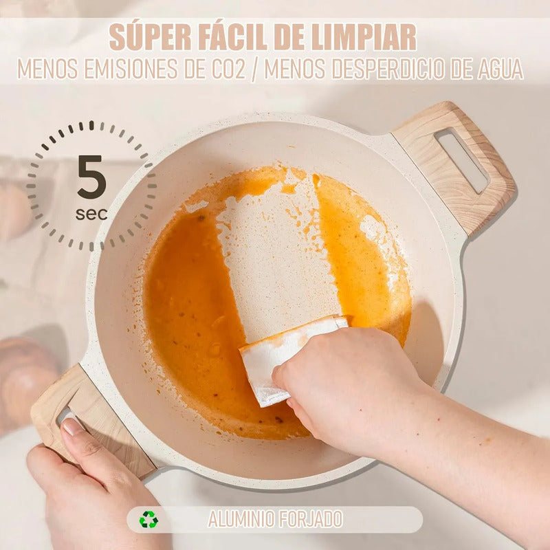 Juego De Ollas Bateria De Ollas Juego De Bateria Keep 8 Pcs Bateria De Cocina Induccion Aluminio Libre Bpa Bateria Cocina Keep Baterias Cocina 8 Piezas Set De Ollas Antiadherentes Okshop
