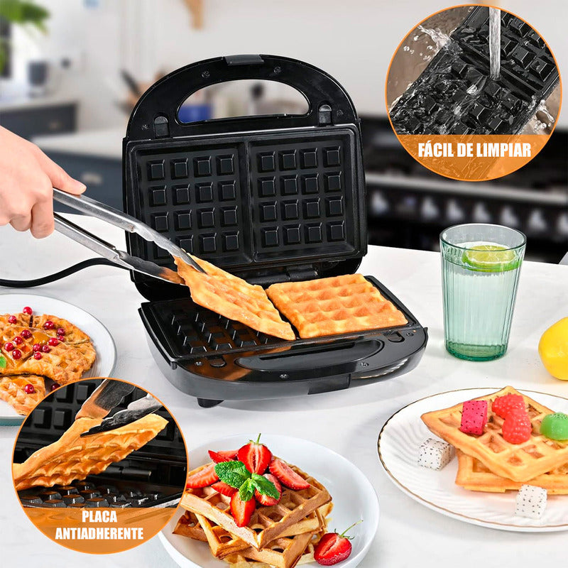 Sandwicheras 6 En 1 Sandwichera Electrica Maquina De Gofre Arcashopping Plancha Sandwichera Maquina Panini Sanduchera 6 En 1 Maquina Waflles 6 Placas Extraibles
