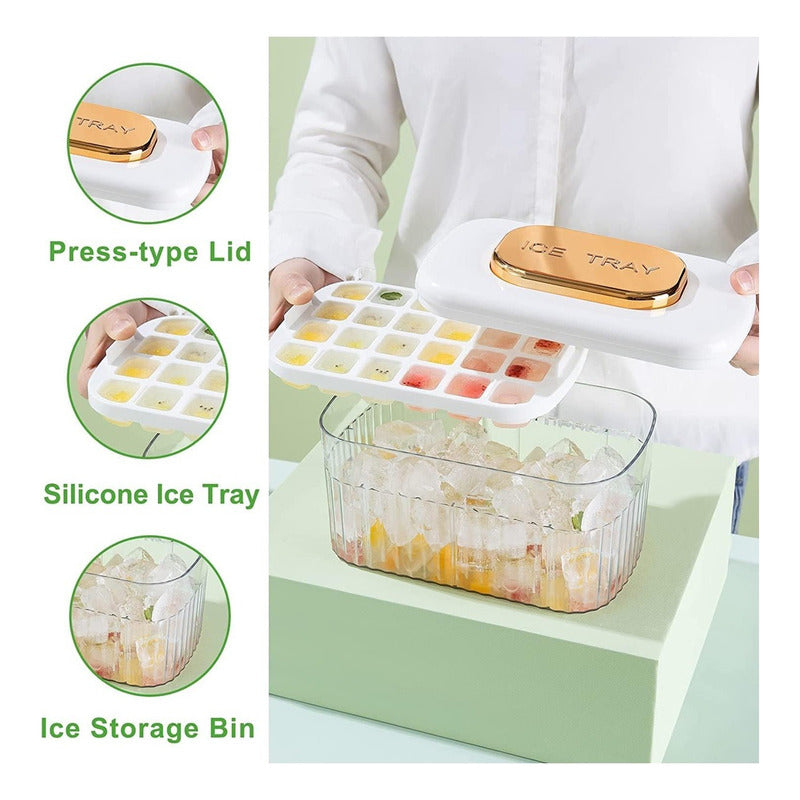 Hielera Molde Hielo Cubetas De Hielo Cubetera Para Hielo