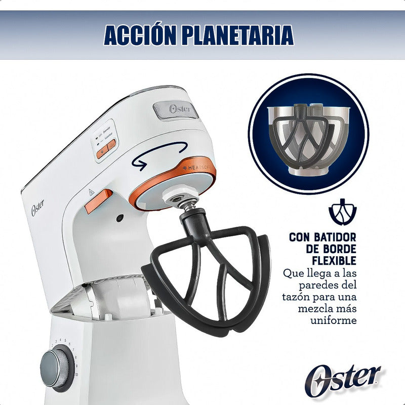 Batidora Amasadora Oster Batidora De Masa Amasadora Heatsoft Blanco 50 Hz / 60hz