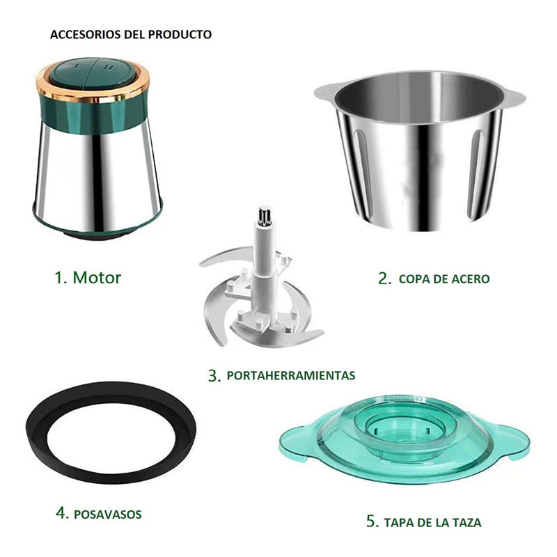 Procesador De Alimentos Procesadora Alimentos Picadora 1 2 3