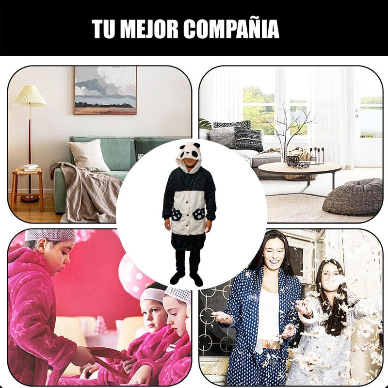 Polerones Chiporro Pijama De Invierno Poleron Invierno Diseño De Panda Adulto Poleron Con Capucha Polerones Invierno Pijama Chiporro Con Diseño