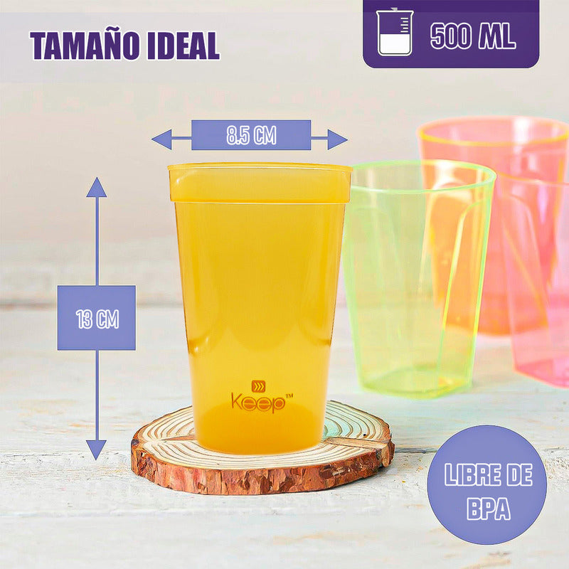 Vasos Plasticos Vasos Plasticos 500 Ml Vasos Plasticos Keep Arcashopping Vasos Plasticos Reutilizables Vasos Para Fiestas Vasos De Bebidas