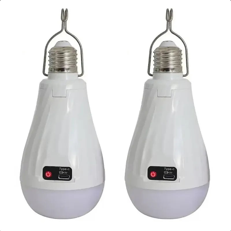 Pack 2 Ampolletas Led 20w Ampolleta Emergencia Ampolleta Led Blanco Frío