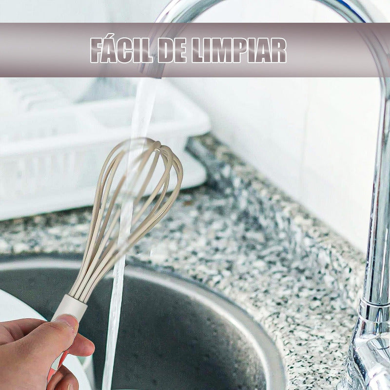 Batidor Globo Keep Pack 2 Batidor De Cocina Batidor De Mano Gris