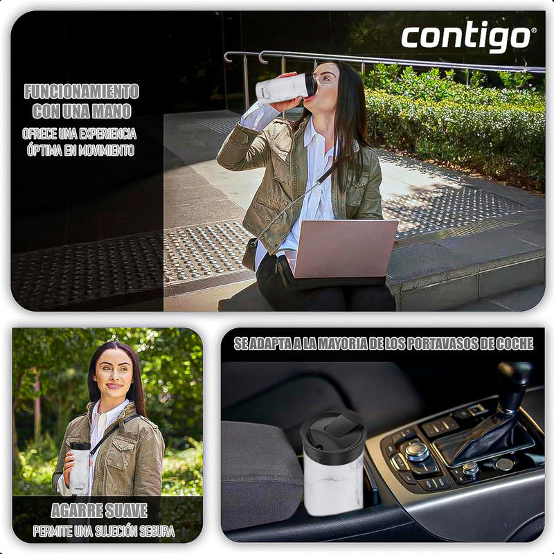 Vasos Contigo Mug Contigo Vaso Termico Contigo Mug 591 Ml Blanco Liso