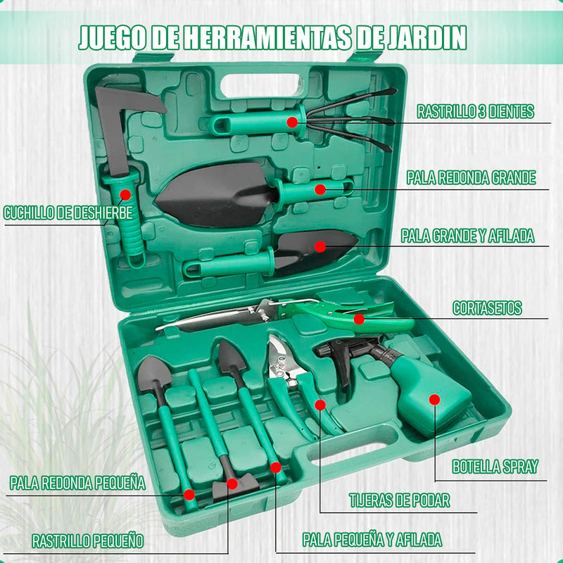 Kit De Jardineria Juego De Herramientas Jardin Kit Siembra Verde