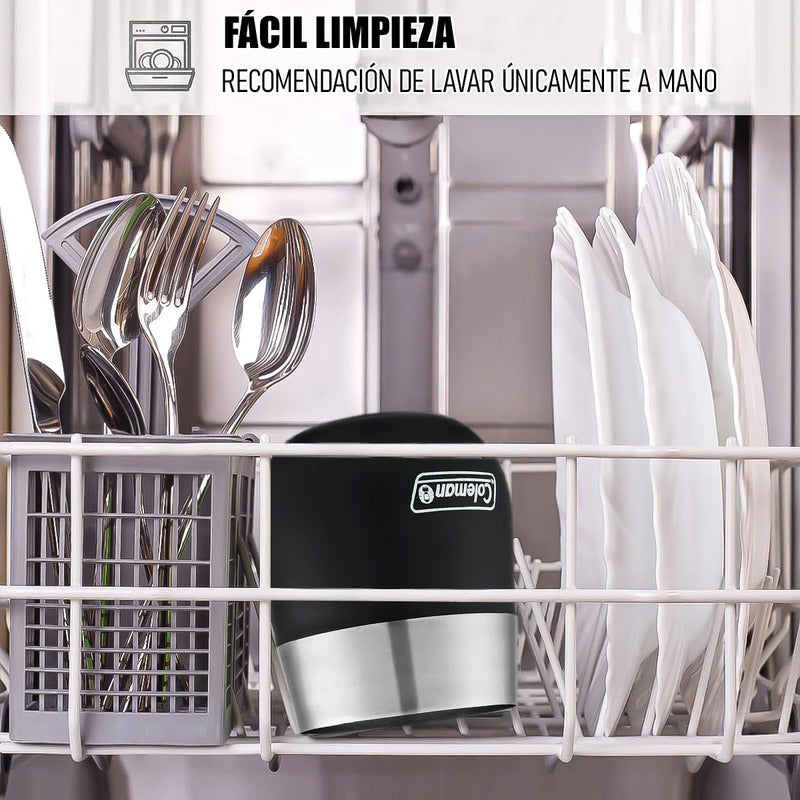 Vasos Termicos Vaso De Acero Inoxidable Vaso Coleman 400 Ml Blanco Liso