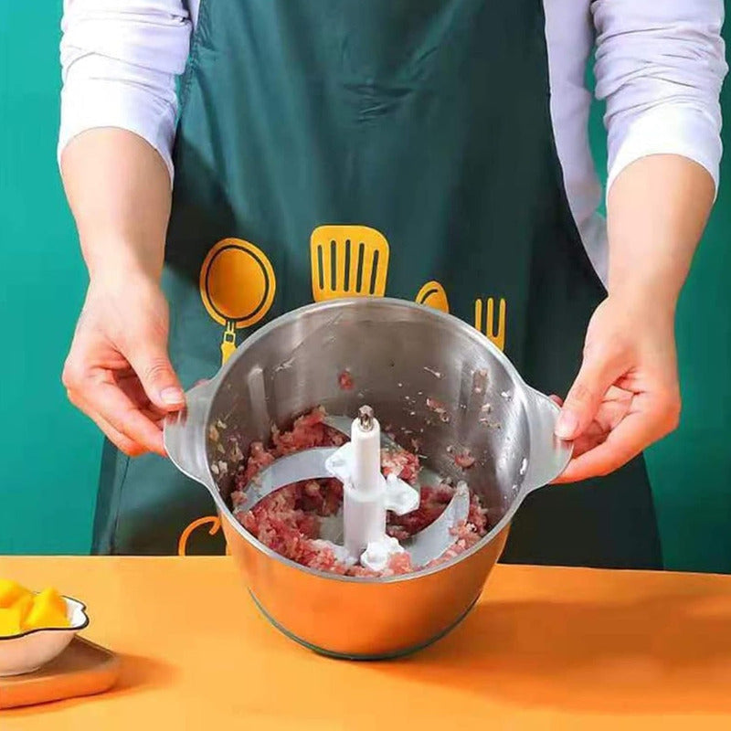 Procesador De Alimentos Picadora Procesadora Alimentos 2l Verde