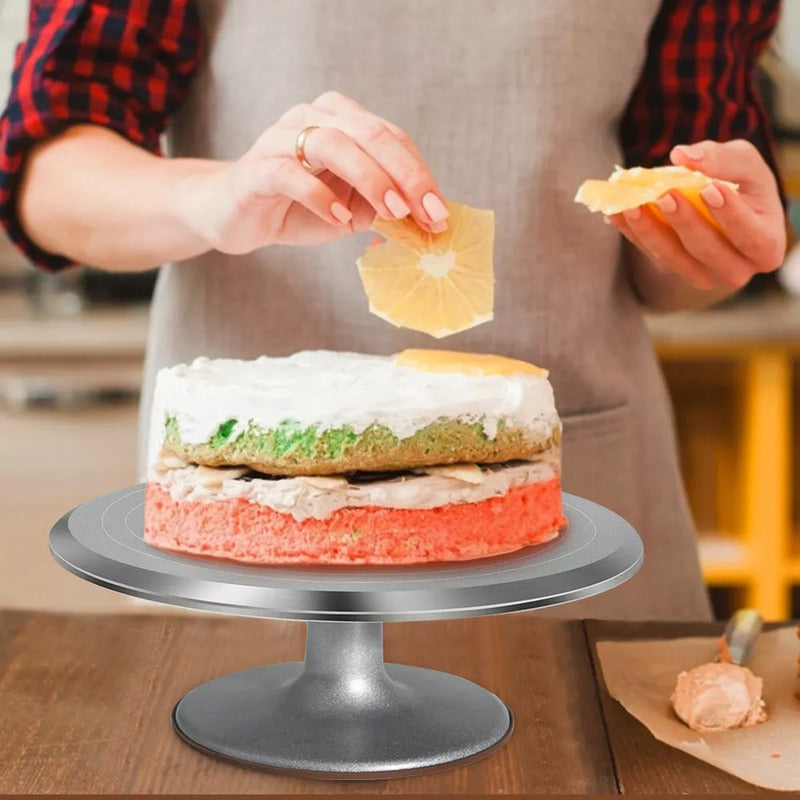 Base Giratoria Tortas Reposteria Soporte Pastel Giratoria