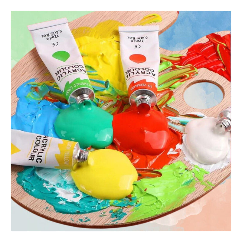 Estuche Maletín Set De Arte 53 Piezas Para Dibujar Y Pintar