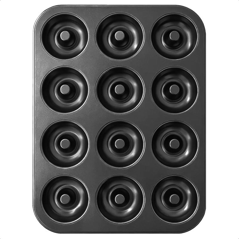 Molde Donuts Molde Antiadherente Para Donas Molde 12 Donas Gris
