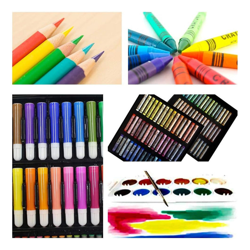 Plumones Para Pintar 168 Pcs Set De Arte Lápices Para Pintar