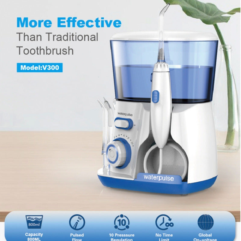 Irrigador Bucal Limpiador Dental Y Encias Waterpiks 120 Psi Blue