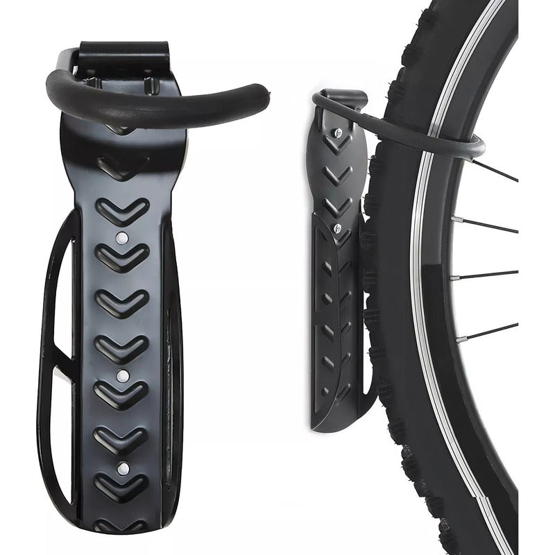 Soporte Gancho De Pared Para Bicicleta Con Gancho Y Soporte Negro
