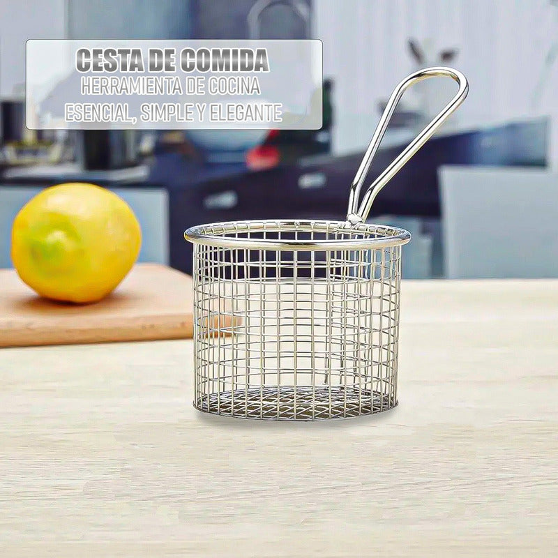 Canasto Papas Fritas Pack4 Cesta De Freir Cesta Para Freidor
