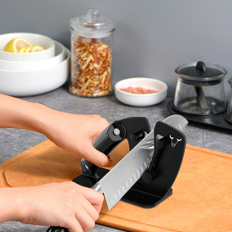 Afilador De Cuchillo Wayu Afilador De Cuchillos Profesional Negro