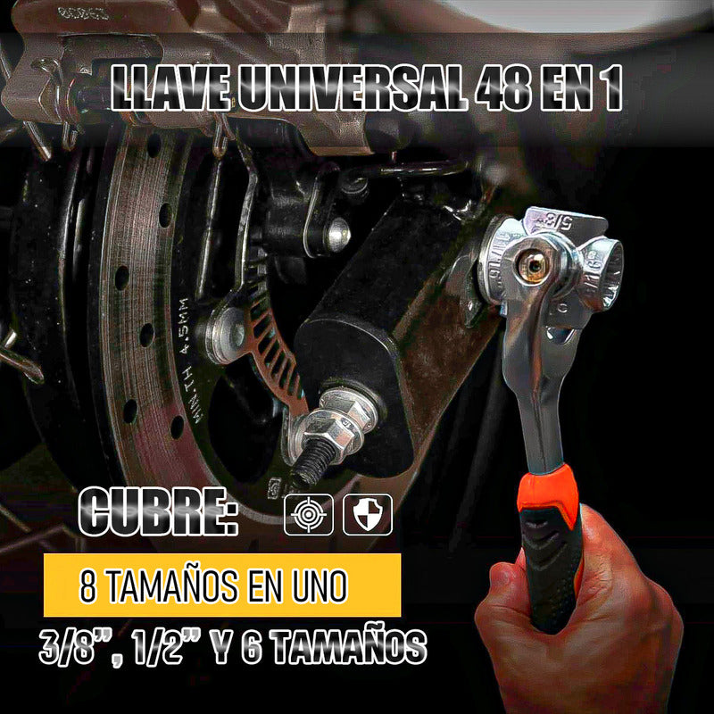 Llave Universal 48 En 1 Llave Multifunción Llave Tigre Llave Negro