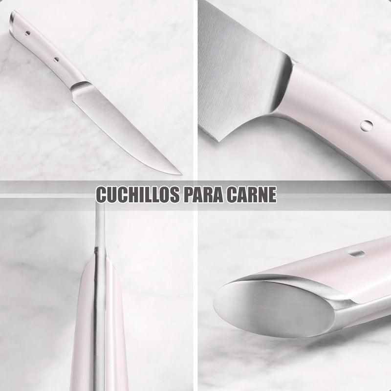 Cuchillo Para Carne Cuchillo De Cocina Cuchillos Carniceros Blanco