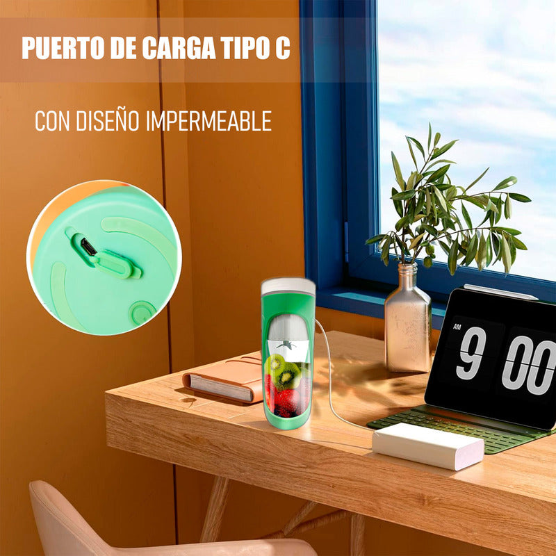 Mini Licuadora Jugueras Portatiles Usb Juguera Batidos Prote