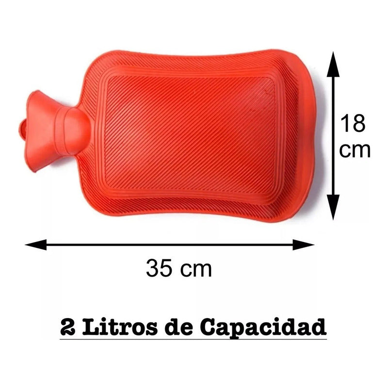 X5 Guatero Con Funda Polar Guateros De Manos Y Pies 2 Litros Variados Al Azar