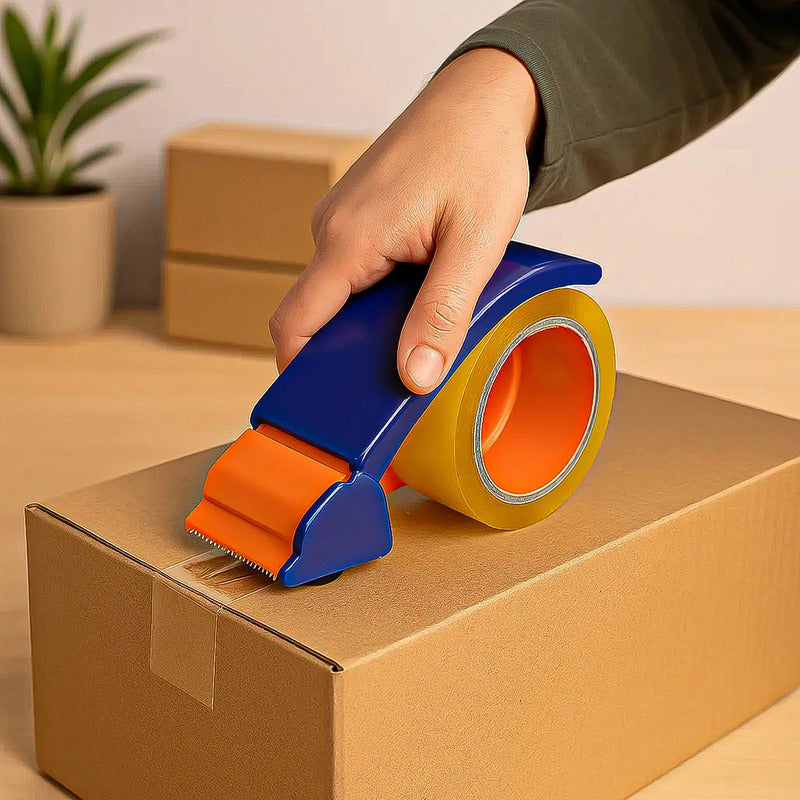 Dispensador De Cinta Cortador De Cinta De Embalaje Dispensad Naranja