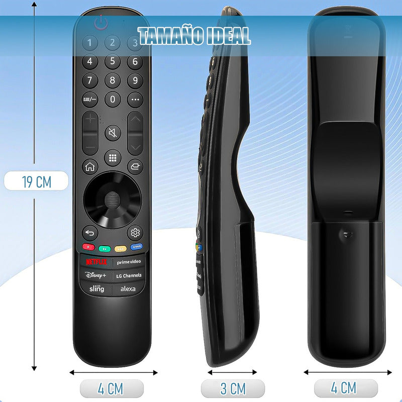Control Remoto Tv Control Universal Compatible Para LG Smart Negro