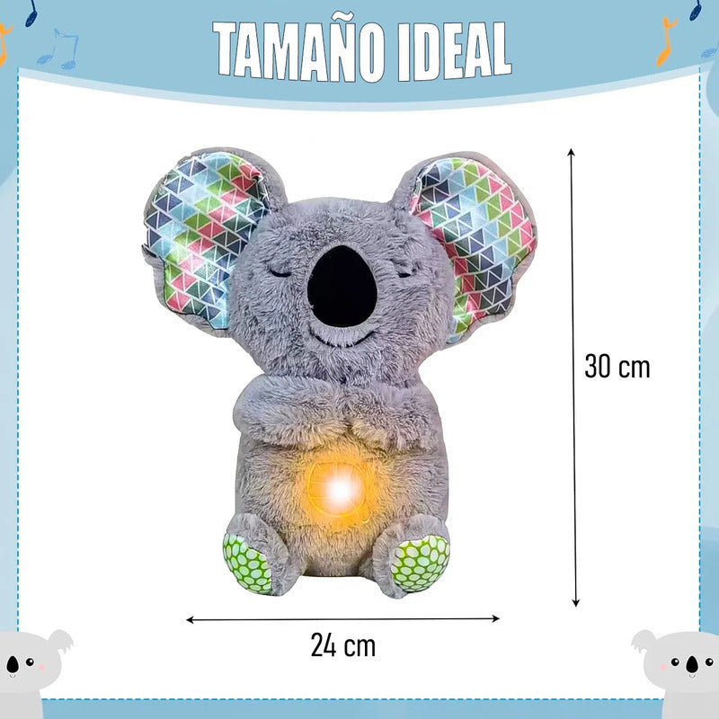 Peluche Que Respira Peluche Musical Peluche Anti Ansiedad Koala De Peluche Relleno Algodon Sintetico Peluches Alivia Ansiedad Con Movimiento Felpa Sonidos Respiracion Koala/gris Okshop
