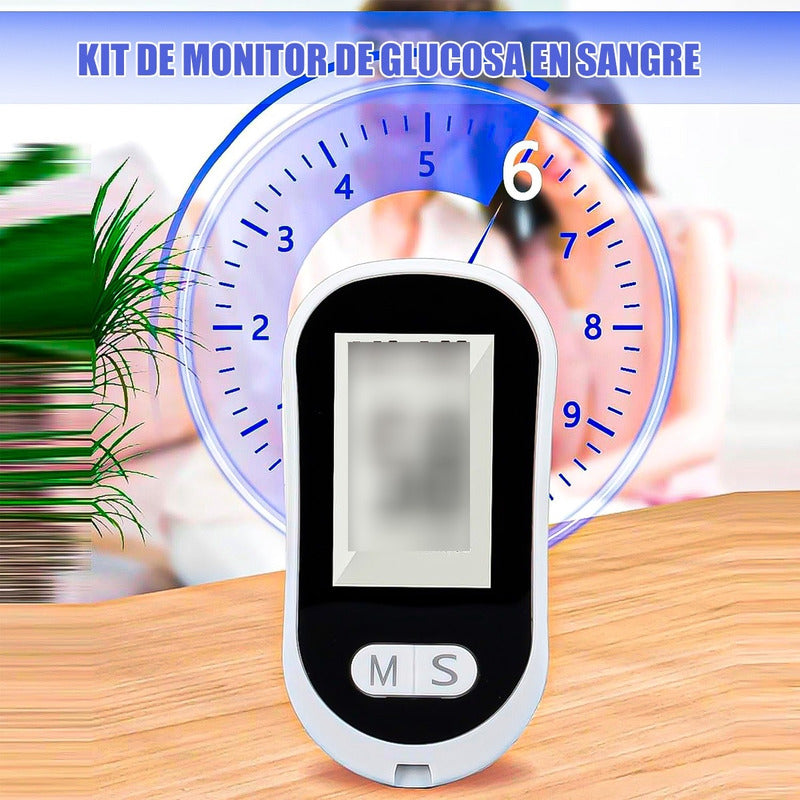 Medidor De Glucosa Digital Glucometro Maquina Medir Glucosa