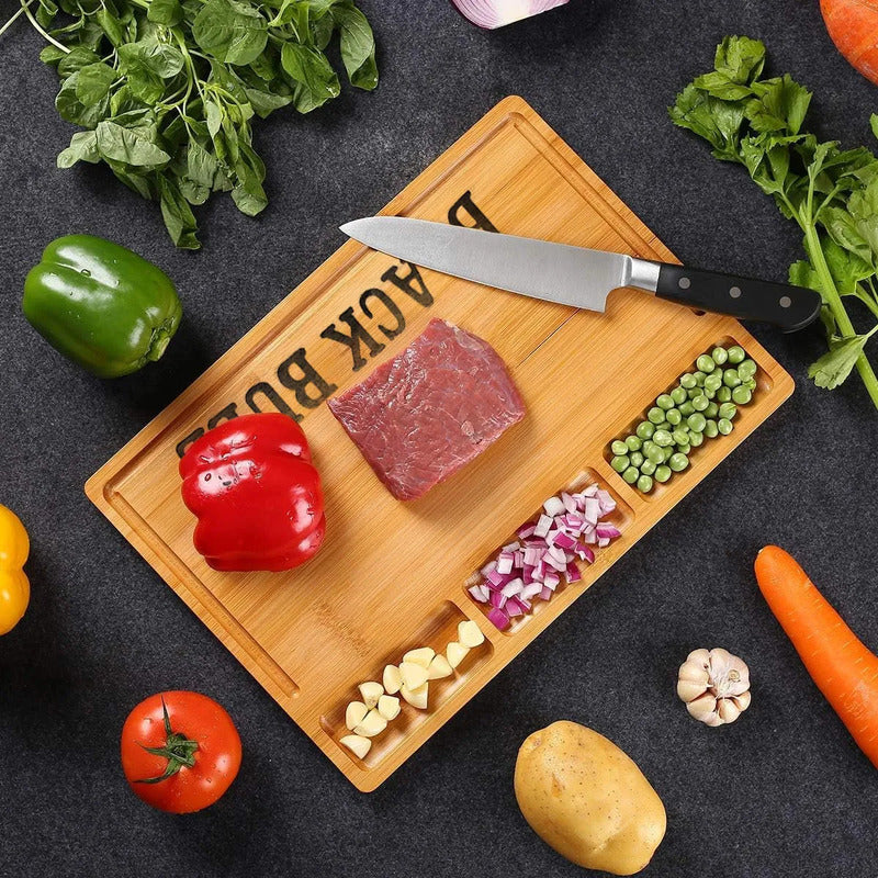 Tabla De Cocina Tabla De Picoteo Madera Bamboo Tabla Cocina Tabla Picar Carne Antideslizante Libre Bpa Tabla Para Asado Reversible Tablas Madera Picar Bambu Picnic Okshop